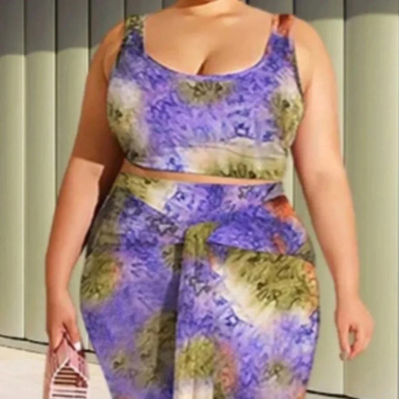 𝅺Tie dye skirt sets - Picture 1 of 4